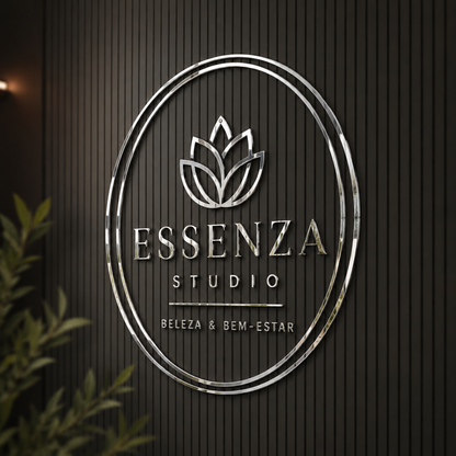 Letreiro de parede redondo em acrílico personalizado. Ideal para empresas, lojas, recepções, escritórios, consultórios, clínicas e também para ambientes residenciais.
