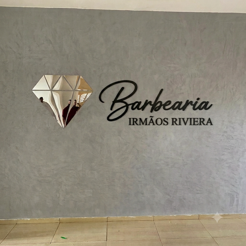 Letreiro de parede retangular em acrílico 50x50cm personalizado. Ideal para empresas, lojas, recepções, escritórios, consultórios, clínicas e também para ambientes residenciais.